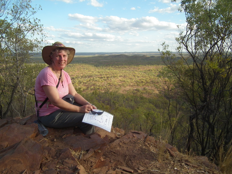 Sue at Russell's Lookout