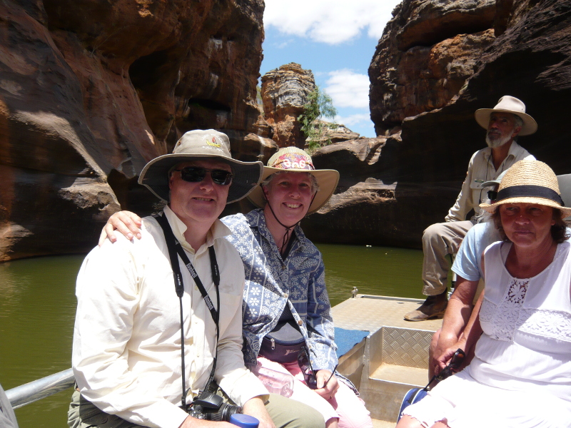 Boat in Cobbold Gorge