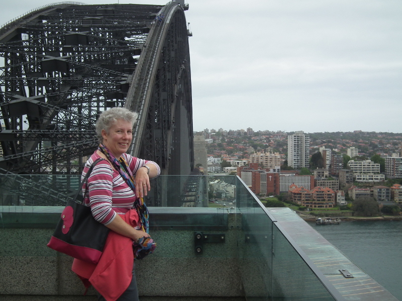 Sue on Bridge Pylon