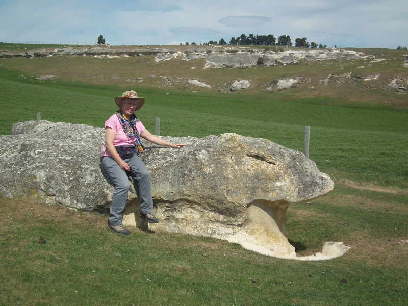 Sue at Elephant rocks