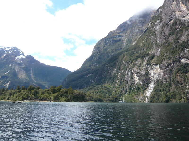 Last view of Milford Sound