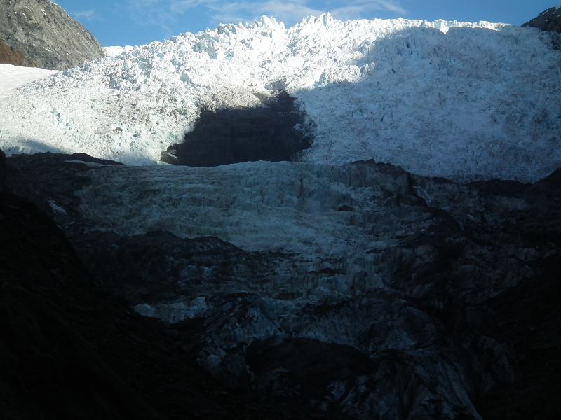 Even closer view of glacier