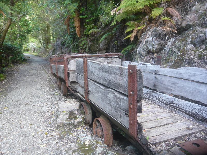 Old railway trucks