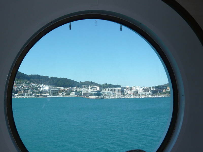 Wellington through porthole