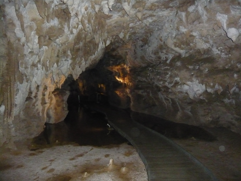 Walkway in cave