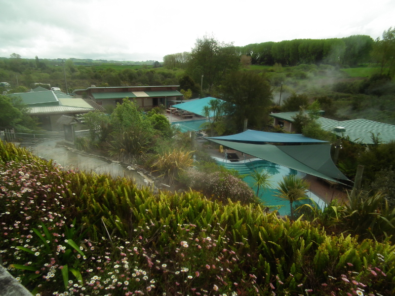 View of thermal pools